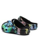 Crocs Classic Tie Dye Graphic Clog Black Multicolor - 38-39