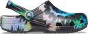 Crocs Classic Tie Dye Graphic Clog Black Multicolor - 38-39