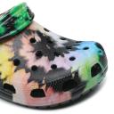 Crocs Classic Tie Dye Graphic Clog Black Multicolor - 38-39