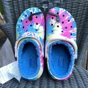 Crocs Classic Tie Dye Lined Clog