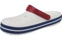 Crocs Crocband Clog Sandal (White/Blue Jean)