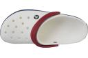Crocs Crocband Clog Sandal (White/Blue Jean)