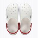 Crocs Crocband Clog Sandal (White/Blue Jean)
