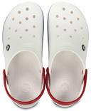 Crocs Crocband Clog White/Blue Jean Unisex Size W6/M4