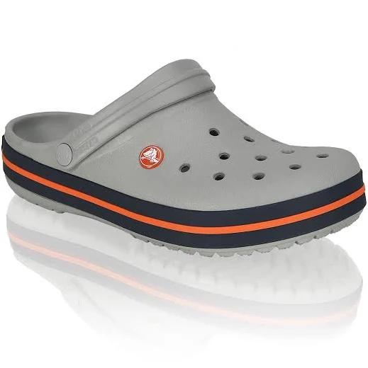 Crocs: Crocband - Light Grey/Navy (Size M11)