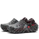 Crocs Echo Marbled Clog Black/Flame UK Size 4