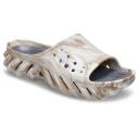 Crocs - Echo Marbled Slide Bone Multi - 40 / Marrón / Uni