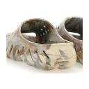 Crocs - Echo Marbled Slide Bone Multi - 40 / Marrón / Uni