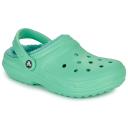 Crocs Green Classic Lined Clogs