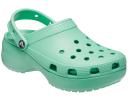 Crocs Green Classic Platform Clog