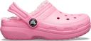 Crocs Kids Classic Lined Clog Pink Croslite Clogs
