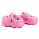 Crocs Kids Classic Lined Clog Pink Croslite Clogs