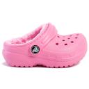 Crocs Kids Classic Lined Clog Pink Croslite Clogs