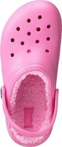 Crocs Kids Classic Lined Clog Pink Croslite Clogs