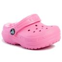 Crocs Kids Classic Lined Clog Pink Croslite Clogs