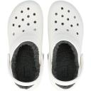 Crocs Kids Classic Lined Clog White/Grey Croslite Clogs