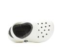 Crocs Kids Classic Lined Clog White/Grey Croslite Clogs