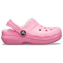 Crocs Kids Classic Lined Clog White/Grey Croslite Clogs