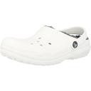 Crocs Kids Classic Lined Clog White/Grey Croslite Clogs