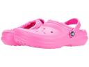 Crocs Kids Classic Lined Clog White/Grey Croslite Clogs