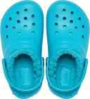 Crocs Kids Classic Lined Clog White/Grey Croslite Clogs
