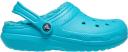Crocs Kids Classic Lined Clog White/Grey Croslite Clogs