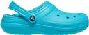 Crocs Kids Classic Lined Clog White/Grey Croslite Clogs