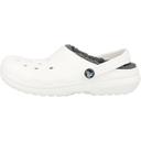 Crocs Kids Classic Lined Clog White/Grey Croslite Clogs