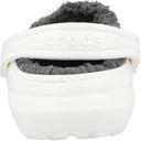 Crocs Kids Classic Lined Clog White/Grey Croslite Clogs