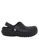 Crocs Kids' Classic Lined Clogs Black/Black C10