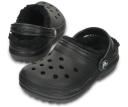 Crocs Kids' Classic Lined Clogs Black/Black C10