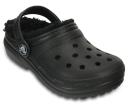 Crocs Kids' Classic Lined Clogs Black/Black C10