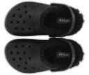 Crocs Kids' Classic Lined Clogs Black/Black C10
