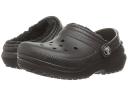 Crocs Kids' Classic Lined Clogs Black/Black C6