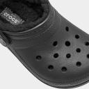 Crocs Kids' Classic Lined Clogs Black/Black C6