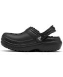 Crocs Kids' Classic Lined Clogs Black/Black C8