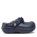 Crocs Kids' Classic Lined Clogs Navy C13