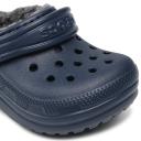 Crocs Kids' Classic Lined Clogs Navy C13