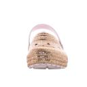 Crocs Kids Classic Lined Glitter Clog K Gold/Pink Croslite Clogs