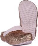 Crocs Kids Classic Lined Glitter Clog T Gold/Pink Croslite Clogs