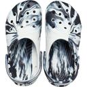 Crocs Kids' Classic Marbled Clog; Black / White, J2