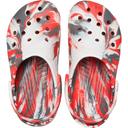 Crocs Kids' Classic Marbled Clog; Black / White, J2