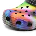 Crocs Kids’ Classic Solarized Clog; Black / Multi, C12