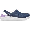 Crocs LiteRide Clog; Navy / Orchid, W8/M6