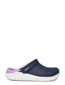 Crocs LiteRide Clog; Navy / Orchid, W8/M6