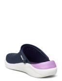Crocs LiteRide Clog; Navy / Orchid, W8/M6