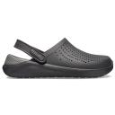 Crocs LiteRide Clog Sandals - Black/Grey