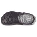 Crocs LiteRide Clog Sandals - Black/Grey