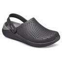 Crocs LiteRide Clog Sandals - Black/Grey