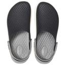 Crocs LiteRide Clog Sandals - Black/Grey